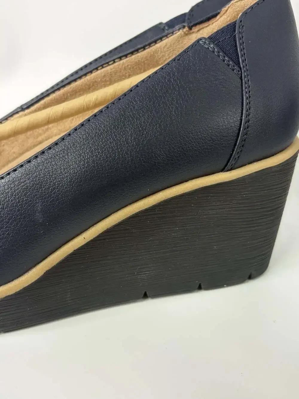 Soul Naturlizer About Time Wedge Pump Women's 7.5W Navy Blue